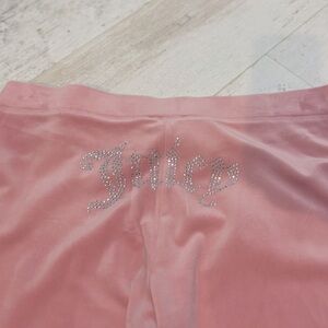 Juicy Couture Blush Velour Pants size XL